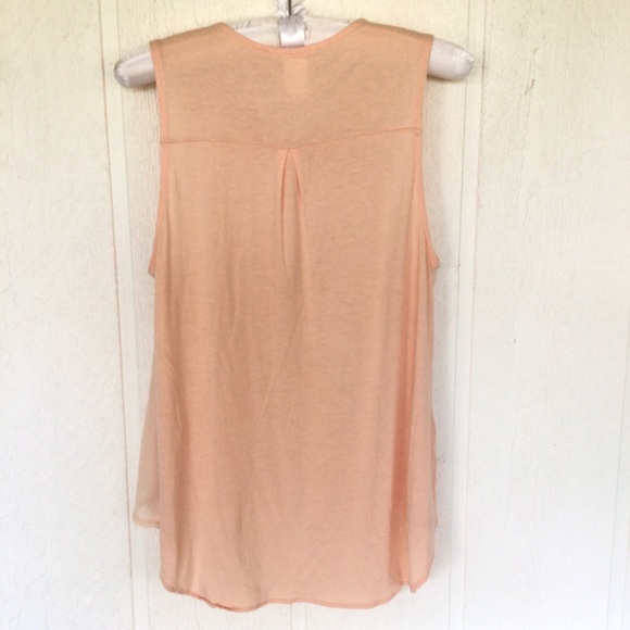 FREE PEOPLE SLEEVELESS PETER PAN COLLAR BUTTON DOWN SHIRT SIZE SMALL - Picture 8 of 11